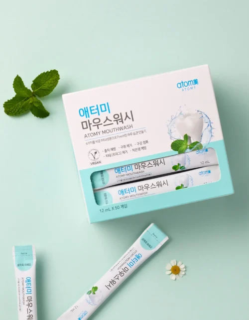Портативна рідина для полоскання ротової порожнини Atomy, 50 шт
